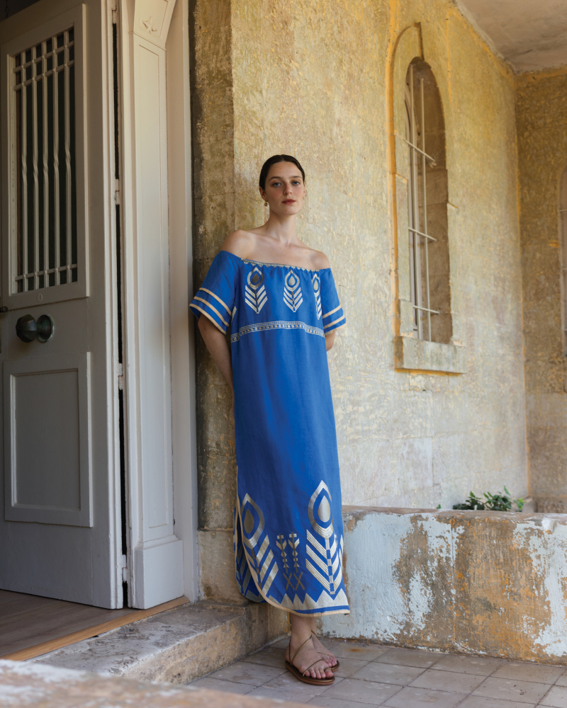 Fashionable accessories displayed at Ble Collections & Accessories in Zakynthos